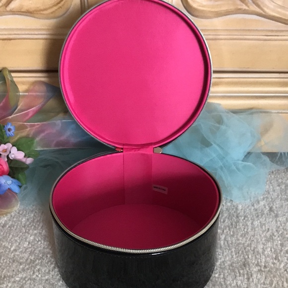 Lancome Double Tier Train Case Black & Pink - Picture 6 of 9